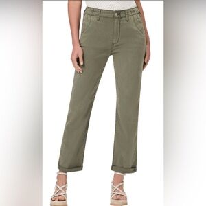 PAIGE Olive Straight Leg Drew Pant